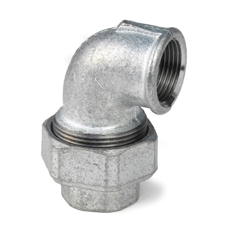 GF angle coupling conical, galvanized, 2x female thread,