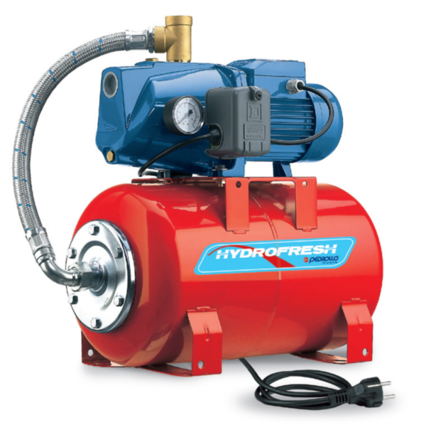 Pedrollo JSWm2A (15M)/ 24L Pressurized water system 230V 1.5hp 1.1kW (4.2 cubic meters per hour)