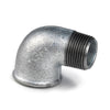 GF knie 90° - binnen- × buitendraad - gegalvaniseerd - productfoto