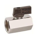 Mini-kogelkraan 2 x binnendraad Werkdruk 10 bar