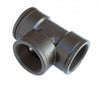 PP T-stuk - 3× binnendraad - productfoto