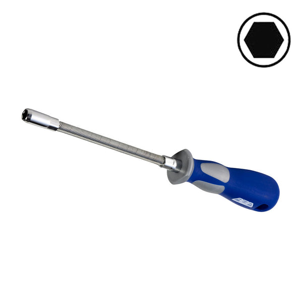 Flexible screwdriver, for screw cap 7 mm