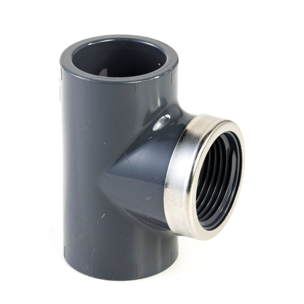 VDL PVC T-stuk 90 graden Binnendraad (met en zonder ring)