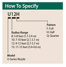 Rainbird 1800 U Series Spray Head