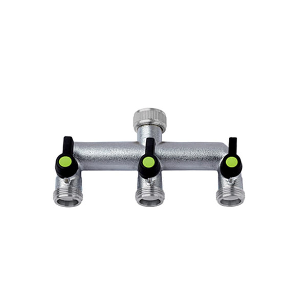 Tap distributor splitter 3 x 3/4 connection