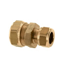Bonfix push-on coupling, brass, 2x compression