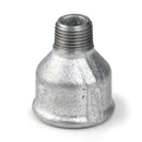GF socket nipple, galvanized, female thread x male thread,