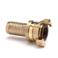 Brass adjustable quick coupling with hose tail